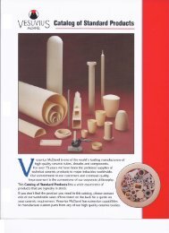 VESUVIUS Catalog of Standard Products