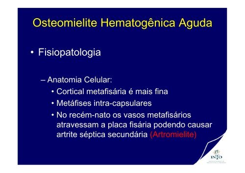 Sinovite TransitÃ³ria, Artrite SÃ©ptica, Osteomielite.pdf