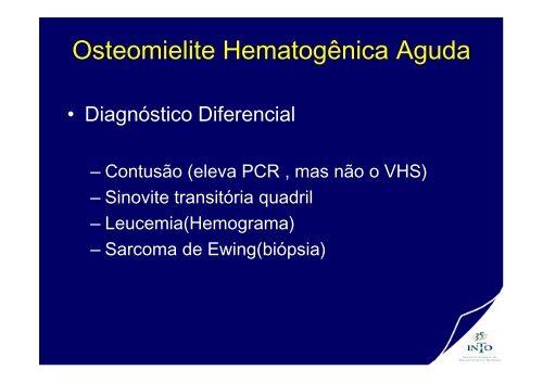 Sinovite TransitÃ³ria, Artrite SÃ©ptica, Osteomielite.pdf