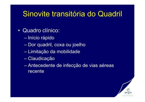 Sinovite TransitÃ³ria, Artrite SÃ©ptica, Osteomielite.pdf