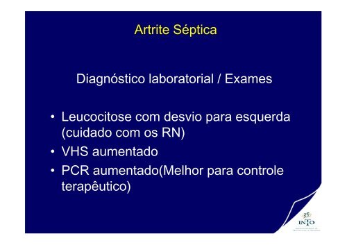 Sinovite TransitÃ³ria, Artrite SÃ©ptica, Osteomielite.pdf