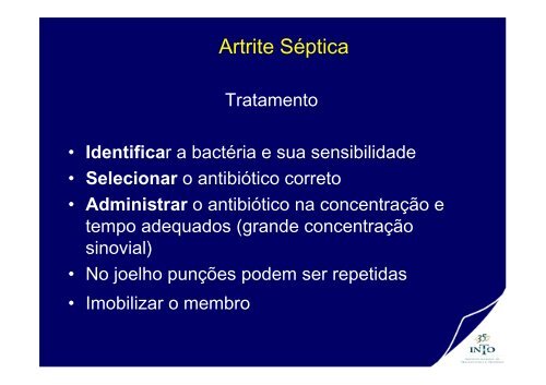 Sinovite TransitÃ³ria, Artrite SÃ©ptica, Osteomielite.pdf