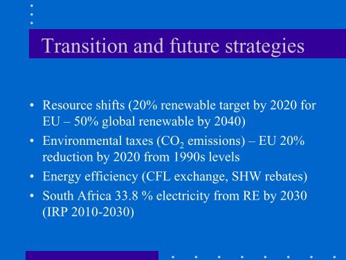 ENERGY Environmental Engineering (MEV040) - DLIST Benguela