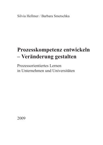 Prozesskompetenz entwickeln – Veränderung gestalten