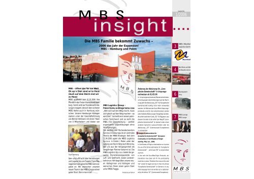 Die MBS Familie bekommt Zuwachs â - MBS Logistics