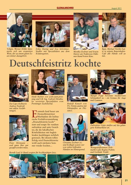 Die Regionalzeitung der Gemeinden Deutschfeistritz, Großstübing