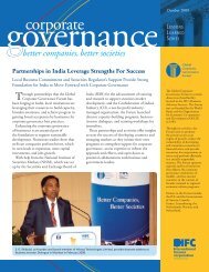 Partnerships in India Leverage Strengths For Success - IFC