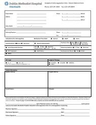 Outpatient Anticoagulation Clinic Patient Referral Form ... - OhioHealth