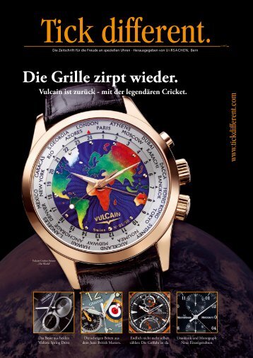 Vulcain: Die Grille zirpt wieder - Uhrsachen