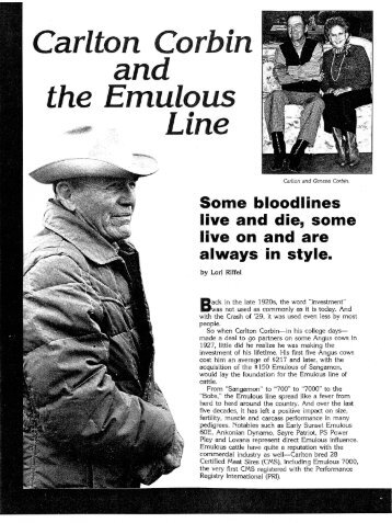 Emulous of Sangamon - Angus Journal