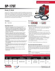 Wire Feeder/Welders: SP-175T - semirca, ca