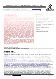 Newsletter 4/2007 - Waffenlauf.ch