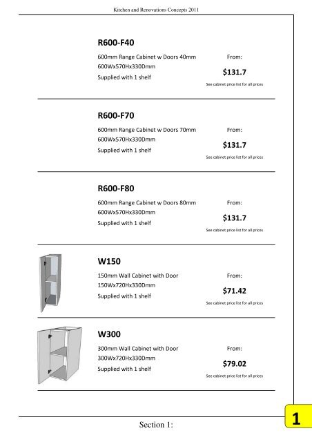 Download Current Catalogue - Kitchen and Renovation Concepts