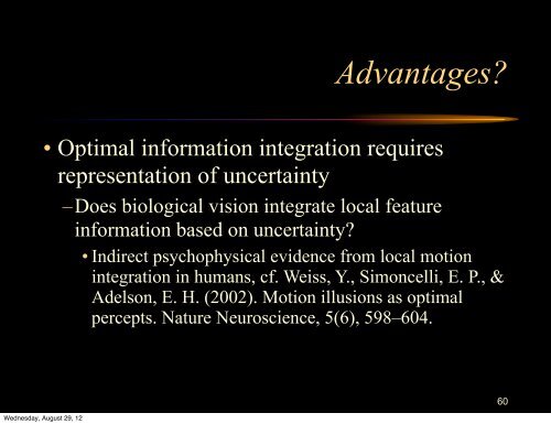 Lecture 1: Introduction to Biological Vision - Vision Research ...