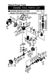 Parts List (PDF) - Tanaka Parts List (PDF) - Tanaka