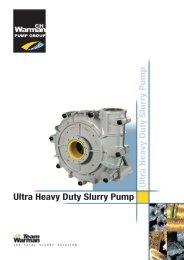 Ultra Heavy Duty Slurry Pump - Amalgamated Pumping Supplies