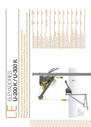 ELEVAD O R ES U -200 K / U -300 K