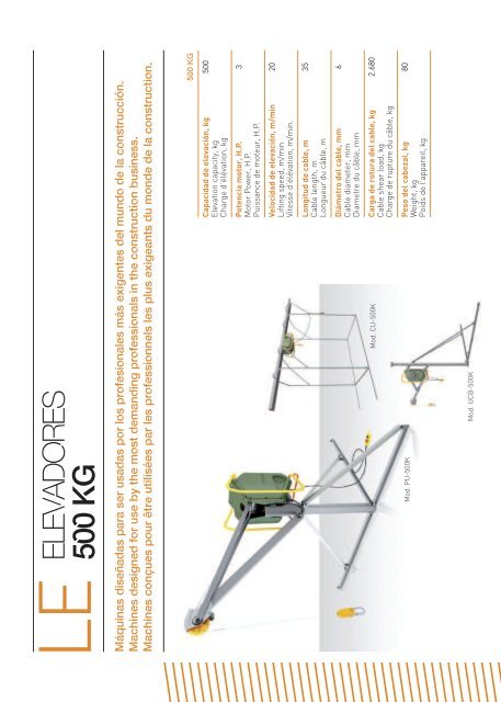 ELEVAD O R ES U -200 K / U -300 K