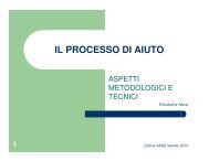 Slide Dott.ssa Elisabetta Neve 1 - Ordine degli Assistenti Sociali del ...