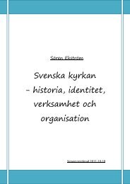 Svenska kyrkan â historia, identitet, verksamhet och ... - SÃ¶ren EkstrÃ¶m