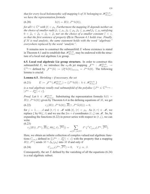 Travaux sur les symÃ©tries de Lie des Ã©quations aux ... - DMA - Ens