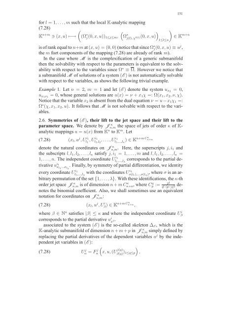 Travaux sur les symÃ©tries de Lie des Ã©quations aux ... - DMA - Ens