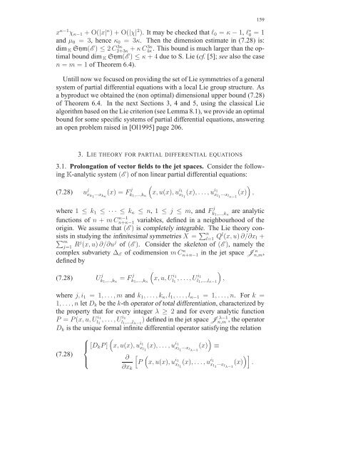 Travaux sur les symÃ©tries de Lie des Ã©quations aux ... - DMA - Ens