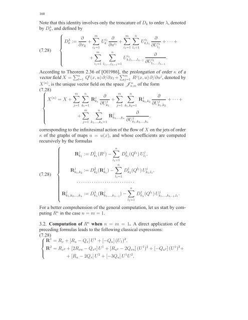 Travaux sur les symÃ©tries de Lie des Ã©quations aux ... - DMA - Ens