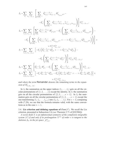 Travaux sur les symÃ©tries de Lie des Ã©quations aux ... - DMA - Ens