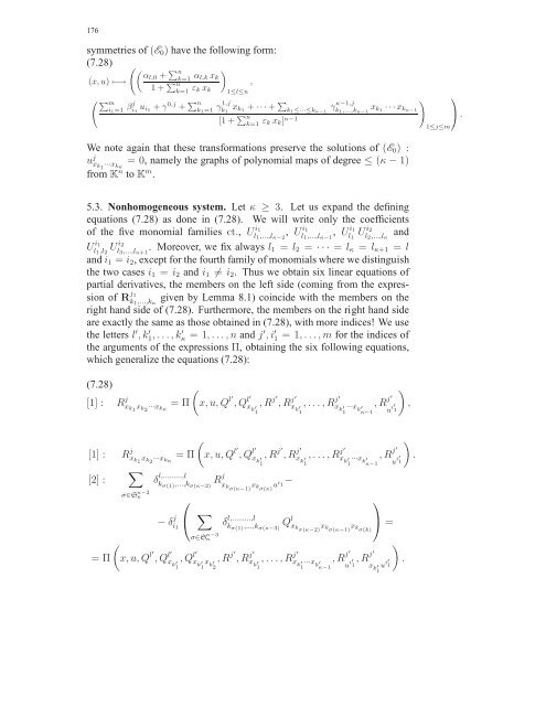 Travaux sur les symÃ©tries de Lie des Ã©quations aux ... - DMA - Ens