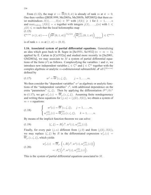 Travaux sur les symÃ©tries de Lie des Ã©quations aux ... - DMA - Ens