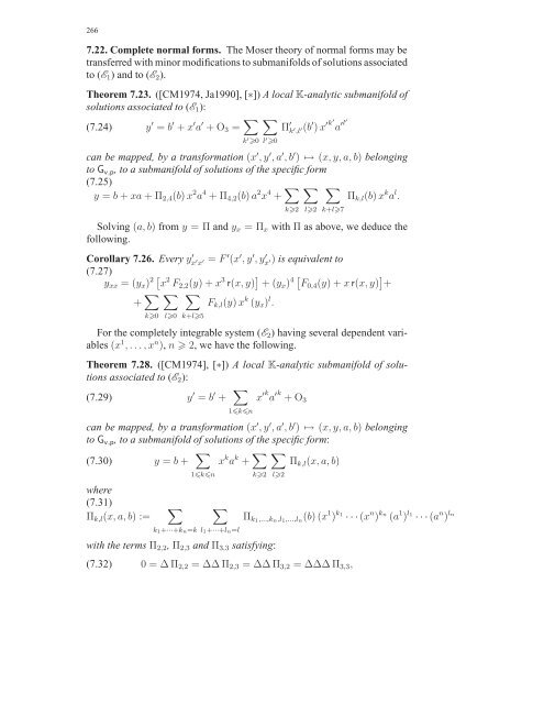 Travaux sur les symÃ©tries de Lie des Ã©quations aux ... - DMA - Ens