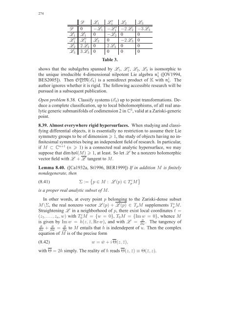 Travaux sur les symÃ©tries de Lie des Ã©quations aux ... - DMA - Ens