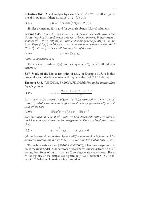 Travaux sur les symÃ©tries de Lie des Ã©quations aux ... - DMA - Ens