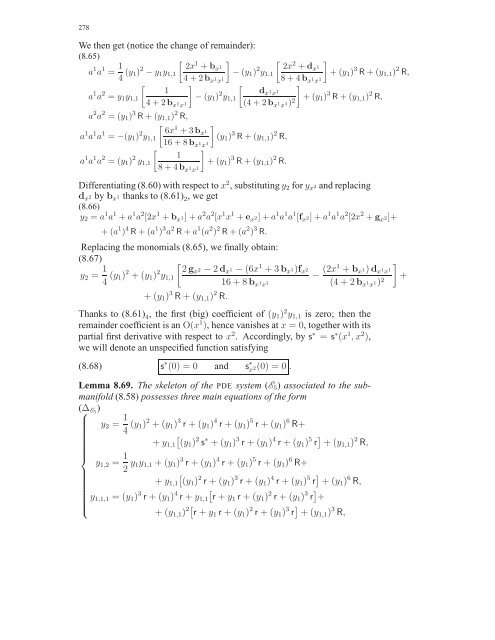 Travaux sur les symÃ©tries de Lie des Ã©quations aux ... - DMA - Ens