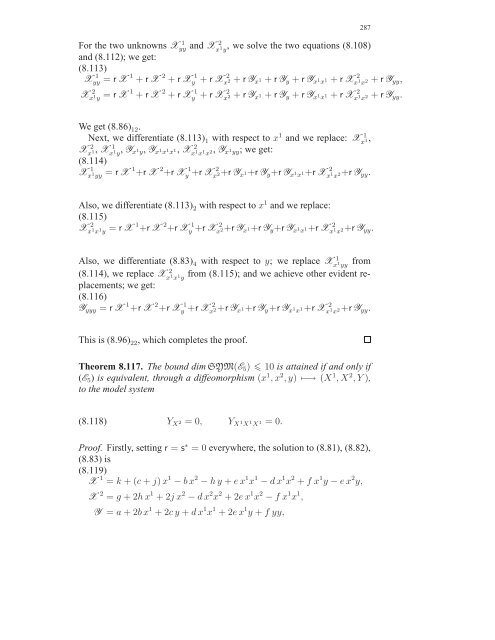 Travaux sur les symÃ©tries de Lie des Ã©quations aux ... - DMA - Ens