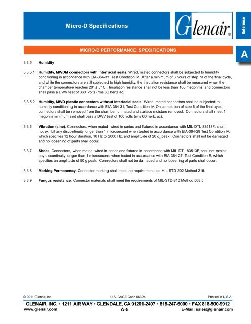 High-Performance Micro-D Connectors and Cables - Servo and ...