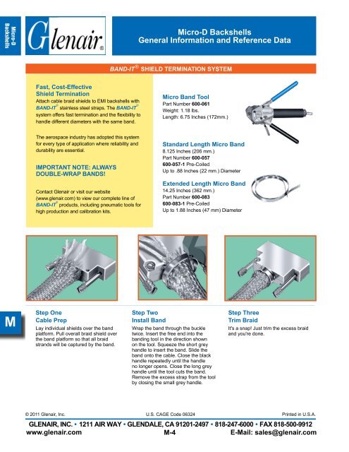 High-Performance Micro-D Connectors and Cables - Servo and ...