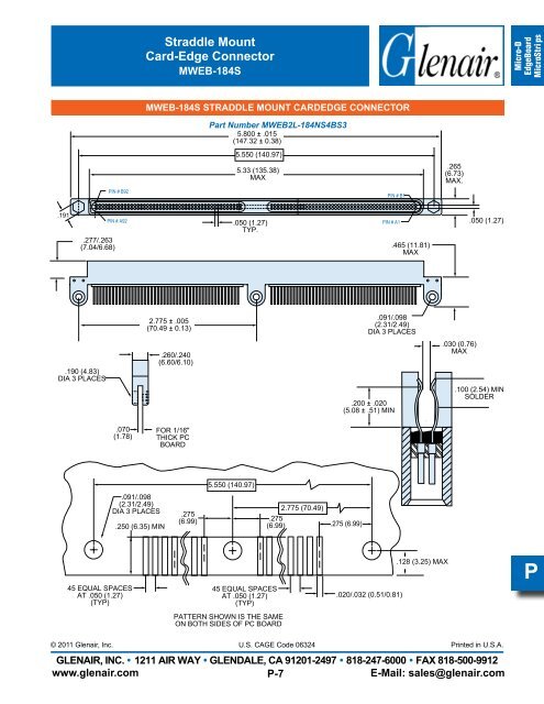 High-Performance Micro-D Connectors and Cables - Servo and ...