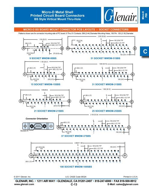 High-Performance Micro-D Connectors and Cables - Servo and ...