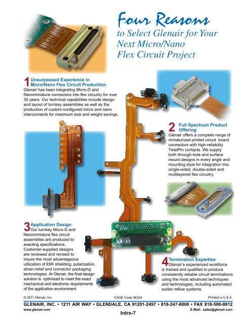 High-Performance Micro-D Connectors and Cables - Servo and ...