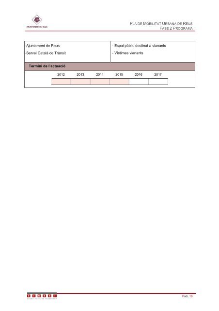 Pla AcciÃ³ PMU marÃ§ 2012 - Ajuntament de Reus