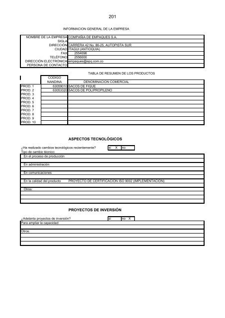 PERFECCIONAMIENTO DEL SISTEMA DE ... - Intranet