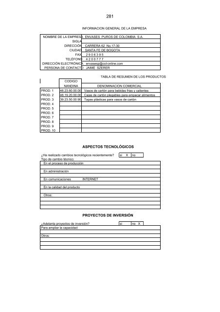 PERFECCIONAMIENTO DEL SISTEMA DE ... - Intranet