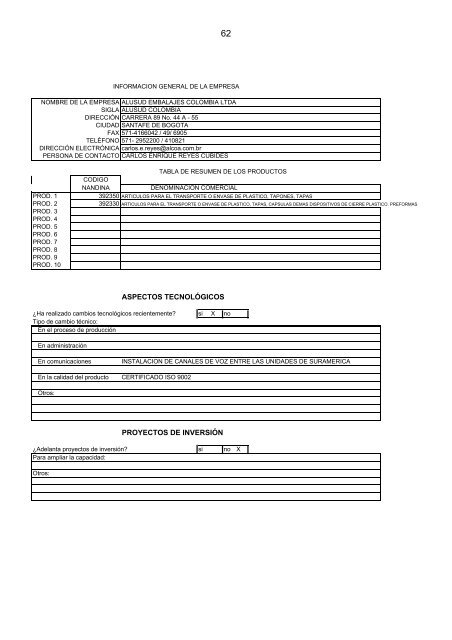 PERFECCIONAMIENTO DEL SISTEMA DE ... - Intranet