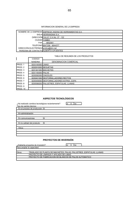 PERFECCIONAMIENTO DEL SISTEMA DE ... - Intranet