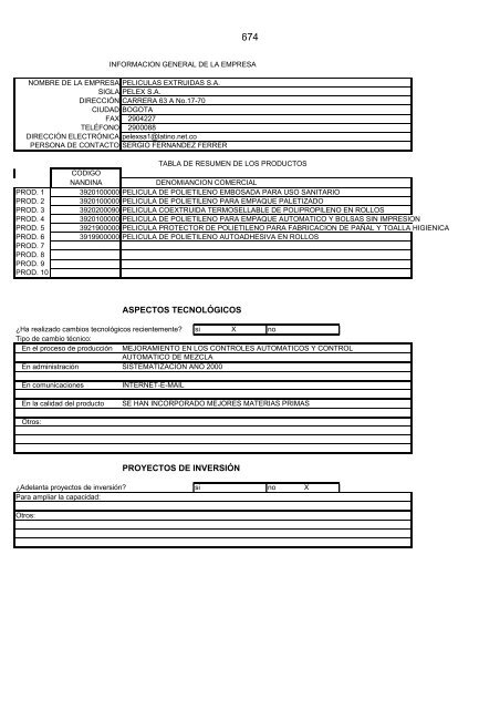 PERFECCIONAMIENTO DEL SISTEMA DE ... - Intranet