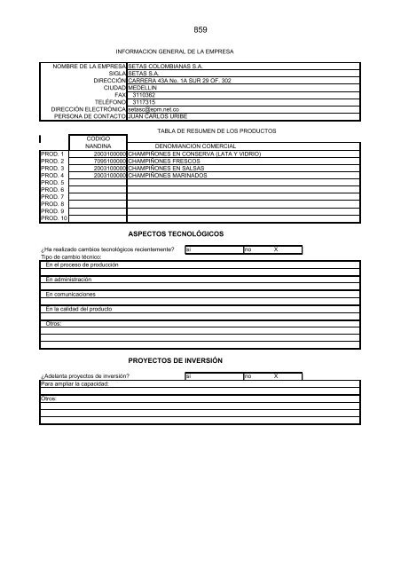 PERFECCIONAMIENTO DEL SISTEMA DE ... - Intranet