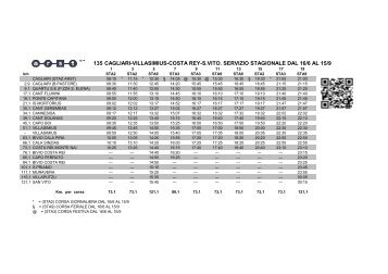 135 cagliari-villasimius-costa rey-s.vito. servizio ... - ARST SpA