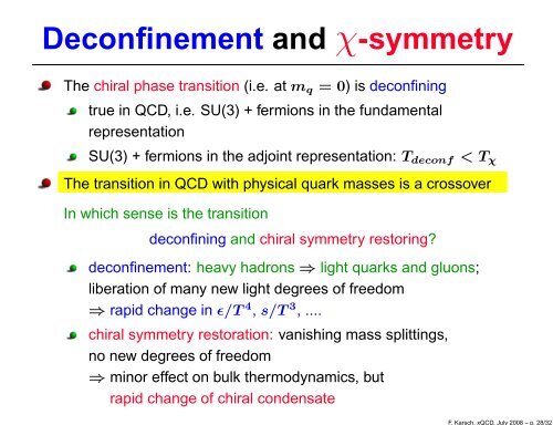 (Non)-perturbative properties of high-T QCD from lattice ... - Physics